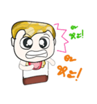 Hello！！ My name is Kawada. ^__^（個別スタンプ：8）