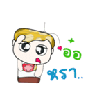 Hello！！ My name is Kawada. ^__^（個別スタンプ：9）