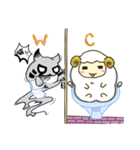 zero cat and Q sheep（個別スタンプ：4）