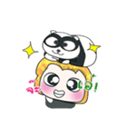 Mr. Tamura and Panda..^_^（個別スタンプ：19）