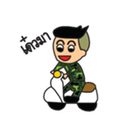 soldier face numb（個別スタンプ：17）