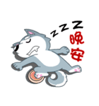 Cats and dogs are busy（個別スタンプ：10）