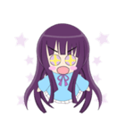 loyal purple girl（個別スタンプ：19）