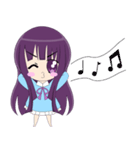 loyal purple girl（個別スタンプ：25）