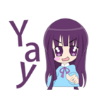 loyal purple girl（個別スタンプ：30）