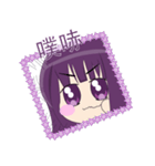 loyal purple girl（個別スタンプ：31）