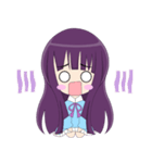 loyal purple girl（個別スタンプ：33）