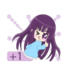 loyal purple girl（個別スタンプ：37）