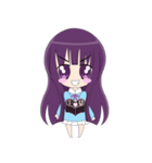 loyal purple girl（個別スタンプ：40）