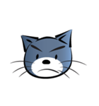 gray blue cat（個別スタンプ：9）