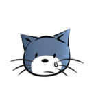 gray blue cat（個別スタンプ：12）