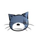 gray blue cat（個別スタンプ：14）