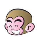 monkey face（個別スタンプ：4）