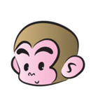 monkey face（個別スタンプ：16）