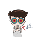 Rainbow Glasses 's Boy（個別スタンプ：10）