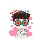 Rainbow Glasses 's Boy（個別スタンプ：22）