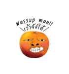 orange crazy isan/eng（個別スタンプ：3）