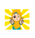 Daily Hijab Animated（個別スタンプ：12）