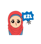 Daily Hijab Animated（個別スタンプ：22）