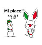 伊日amo～ウサギがつなぐイタリア日本 (冬)（個別スタンプ：19）