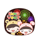 MoMo ＆ GoGo ( Xmas ＆ New Year )（個別スタンプ：27）