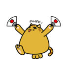 ちょっと、ふとねこ（個別スタンプ：4）