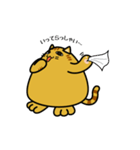 ちょっと、ふとねこ（個別スタンプ：8）