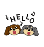 HAPPY LOVELY DACHSHUND（個別スタンプ：6）