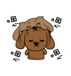 HAPPY LOVELY DACHSHUND（個別スタンプ：7）