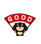 HAPPY LOVELY DACHSHUND（個別スタンプ：9）