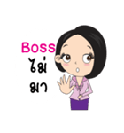 samornsri lady office 2（個別スタンプ：34）