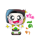 Hello！！ My name is Tamada.^_^（個別スタンプ：1）