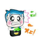 Hello！ My name is Yamamoto. ^^！！（個別スタンプ：8）