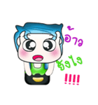 Hello！ My name is Yamamoto. ^^！！（個別スタンプ：16）