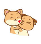 Shiba＆deer daily two（個別スタンプ：21）