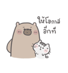 Mr. bear and his cutie cat 3（個別スタンプ：35）