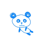 青っぽいパンダ(2)（個別スタンプ：6）