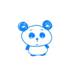 青っぽいパンダ(2)（個別スタンプ：8）