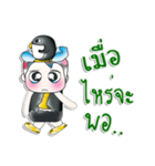 Mr. Shiba. Love Penguin. ^_^（個別スタンプ：18）