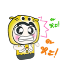 Hello my name is Hanaka.^_^！！！（個別スタンプ：8）