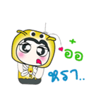 Hello my name is Hanaka.^_^！！！（個別スタンプ：9）