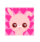 Pinky the little rabbit（個別スタンプ：24）