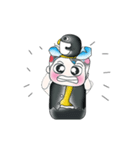 Hello！ My name is Shiba. I love Penguin！（個別スタンプ：10）