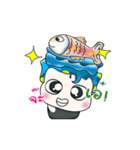 Hello！！ My name is Shimura. I love Fish.（個別スタンプ：19）