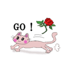 薔薇猫ちゃん（個別スタンプ：6）