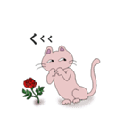 薔薇猫ちゃん（個別スタンプ：34）