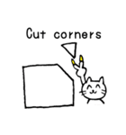 白猫みぃちゃんのスラングレッスン♪（個別スタンプ：16）