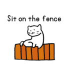 白猫みぃちゃんのスラングレッスン♪（個別スタンプ：25）