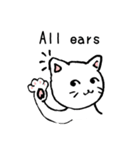 白猫みぃちゃんのスラングレッスン♪（個別スタンプ：28）