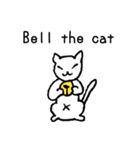 白猫みぃちゃんのスラングレッスン♪（個別スタンプ：34）